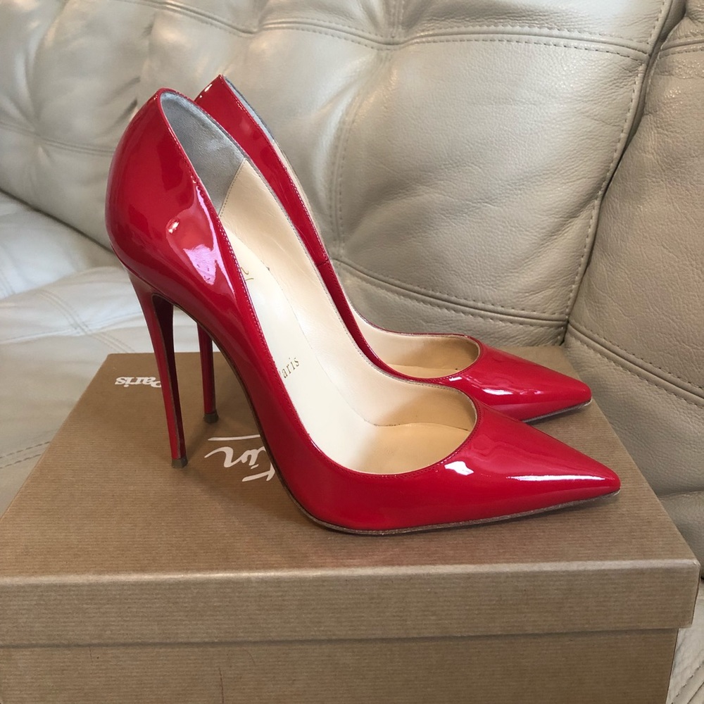 SOLD Christian Louboutin Rubis Patent So Kate 120 - Picture 3 of 8